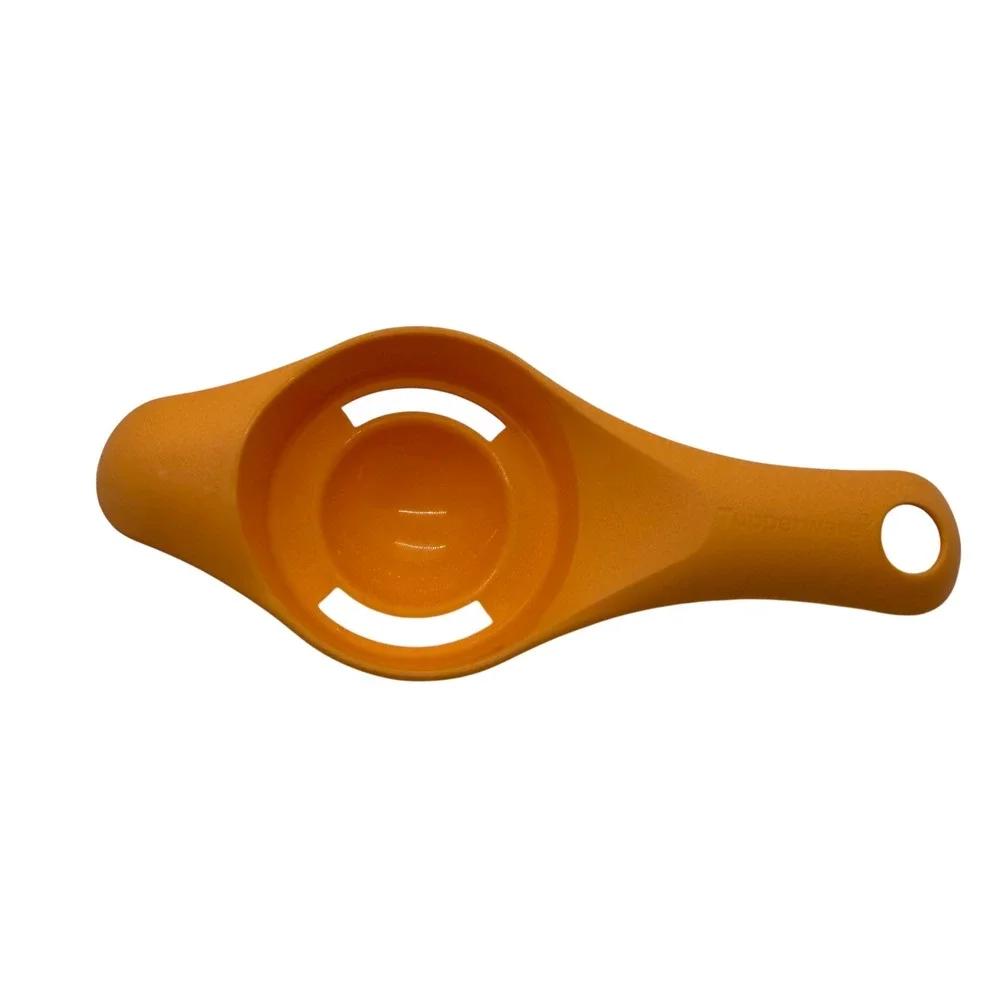 VTG Tupperware Orange Egg Yolk Separator Retro Tool Kitchen Homestead Gadget USA